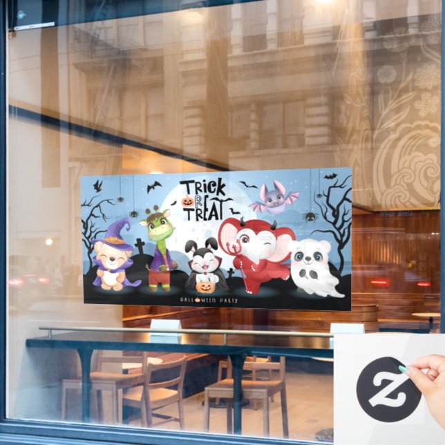Halloween Window Cling (Cafe Window)