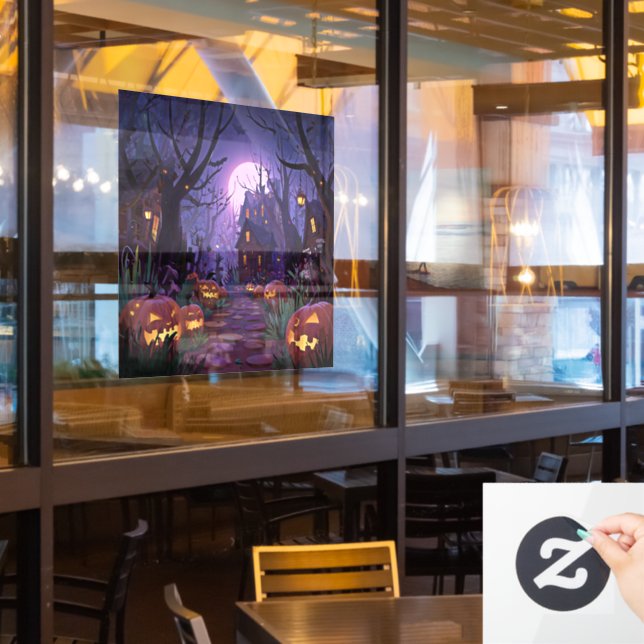 Halloween Window Cling (Restaurant Window)