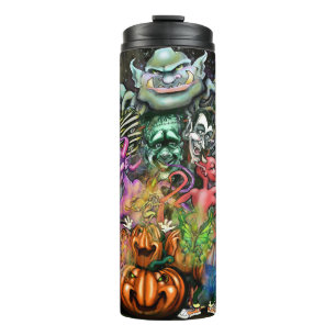 Halloween Window Cling Thermal Tumbler