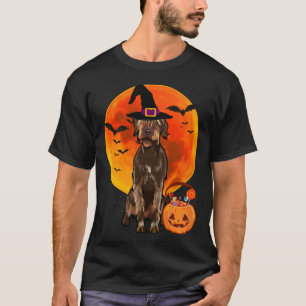 Halloween Wirehaired Pointing Griffon Jack O Lante T-Shirt
