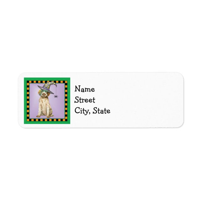 Halloween Wirehaired Pointing Griffon Return Address Label (Front)