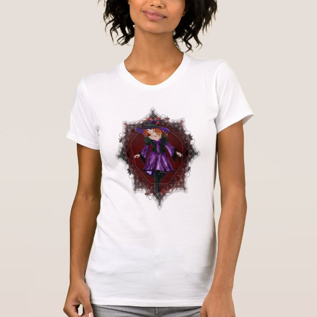 Halloween Witch 2 Fantasy Magic T-Shirt (Front)