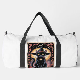 Halloween Witch Aesthetic Cat Lovers Gothic Tarot Duffle Bag