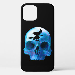 Halloween Witch and Skull iPhone 12 Pro Case