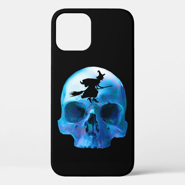 Halloween Witch and Skull Case-Mate iPhone Case (Back)
