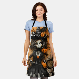 Halloween witch apron