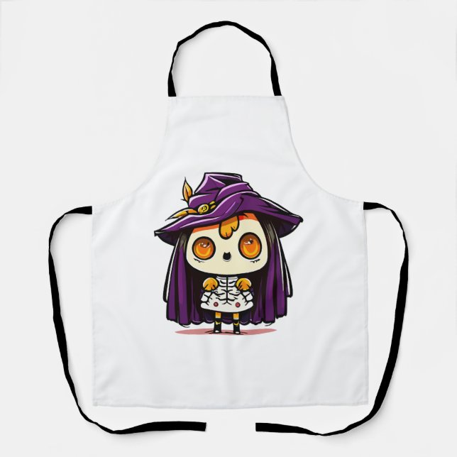 Halloween witch                                    apron (Front)