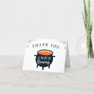 Halloween Witch Baby Shower Thank You