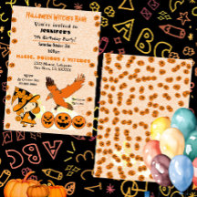Halloween Witch Bash Jack O Lantern Birthday Party