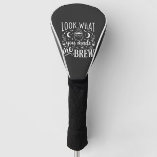 Halloween Witch Brew Funny Potion Design_1 Golf Head Cover