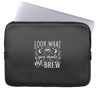 Halloween Witch Brew Funny Potion Design_1 Laptop Sleeve