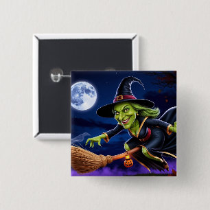 Halloween/Witch Button
