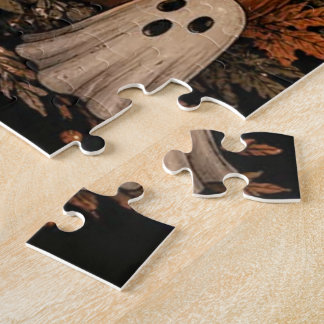Halloween Witch Capybara Magical Autumn Jigsaw Puzzle