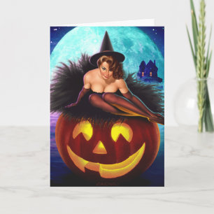"Halloween Witch" Card