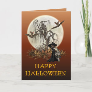 Halloween Witch Card