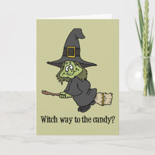 Halloween Witch card