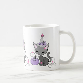 Halloween Witch Cat Coffee Mug