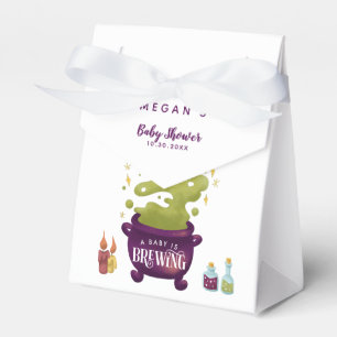 Halloween Witch Cauldron Girl Baby Shower Favour Box
