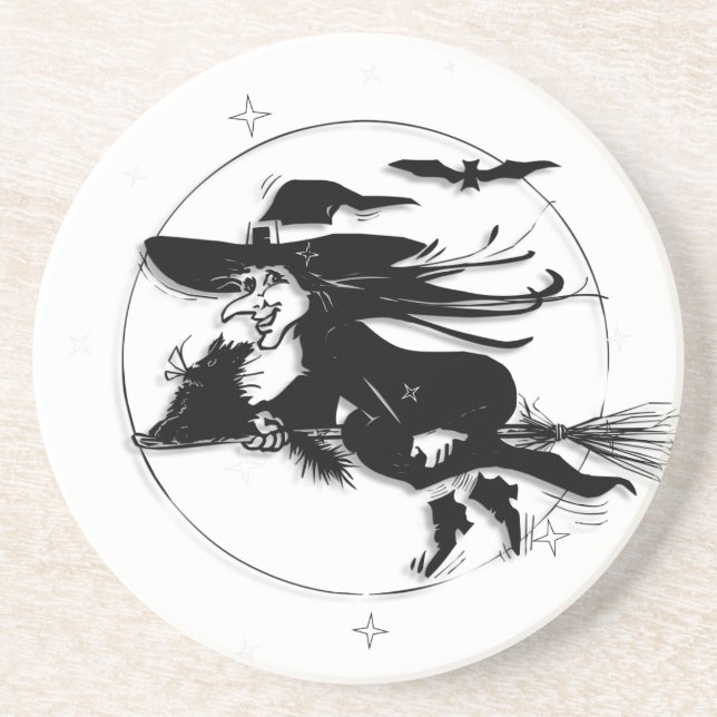 Halloween Witch Coaster (Front)
