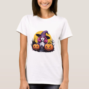 Halloween Witch Coffee T-Shirt
