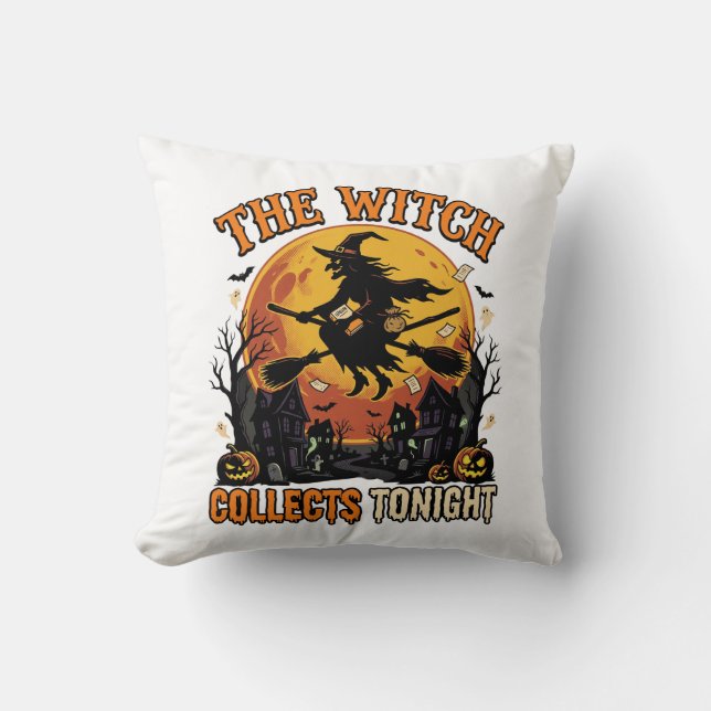 Halloween Witch Collection Humour Cushion (Front)