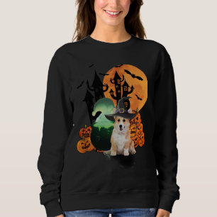 Halloween Witch Corgi Dog Sweatshirt