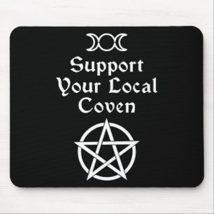 Halloween Witch Costume Men Women Mouse Pad