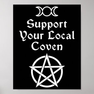 Halloween Witch Costume Men Women Poster