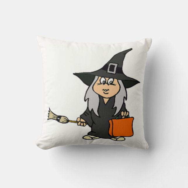 HALLOWEEN WITCH CUSHION (Front)