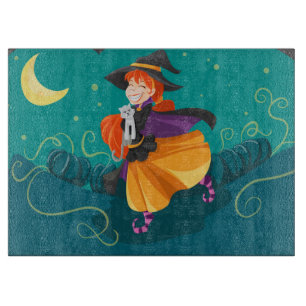 Halloween Witch Cutting Board