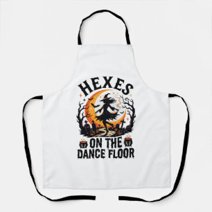 Halloween Witch Dance Night Apron