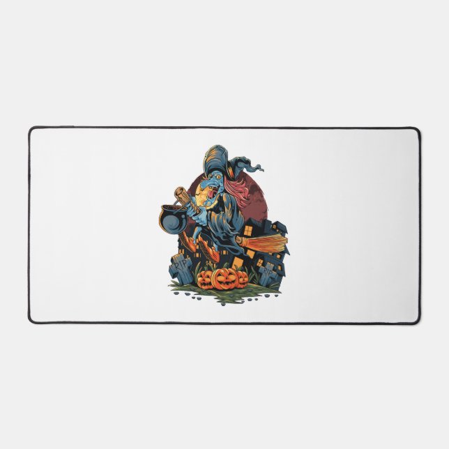 Halloween witch                                desk mat (Front)
