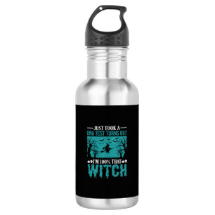 Halloween Witch DNA Test Design 532 Ml Water Bottle