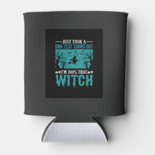 Halloween Witch DNA Test Design Can Cooler