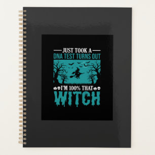 Halloween Witch DNA Test Design Planner