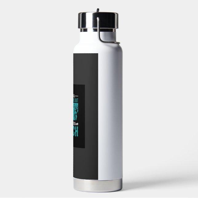 Halloween Witch DNA Test Design Water Bottle (Left)
