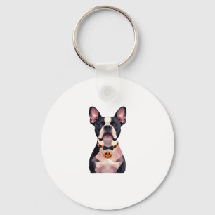 Halloween witch dog Classic T-Shirt Key Ring