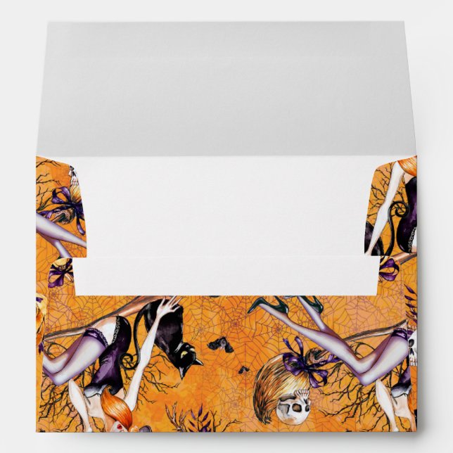 Halloween Witch Envelopes (Back (Bottom))
