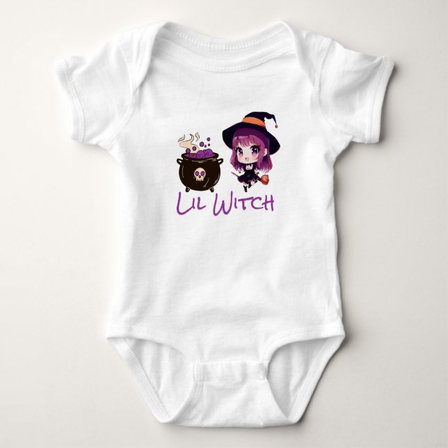 Halloween/witch/fall/October Baby Bodysuit (Front)