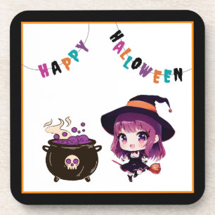 Halloween/witch/fall/October Coaster
