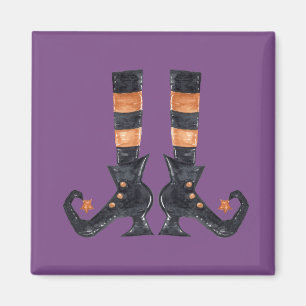 Halloween Witch Feet Magnet