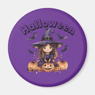 Halloween Witch Fun Magnet