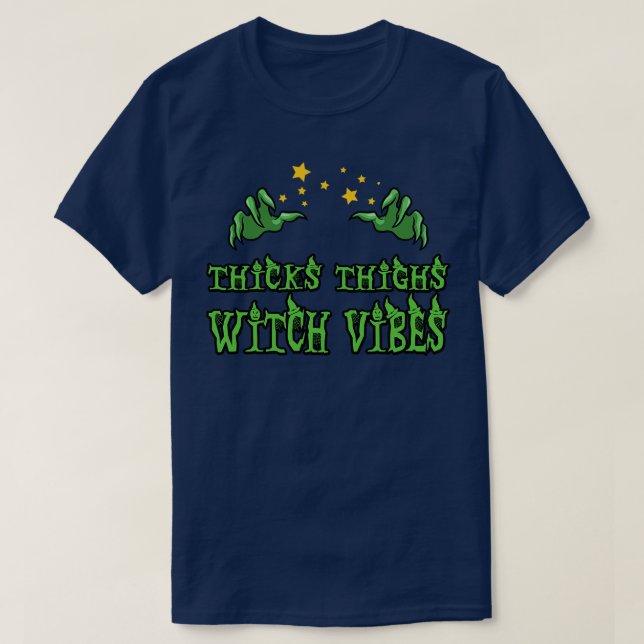 Halloween Witch Ghost Monster Horror Fans T-Shirt (Design Front)