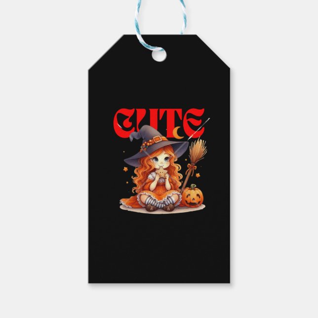 Halloween Witch Gift Tag (Front)