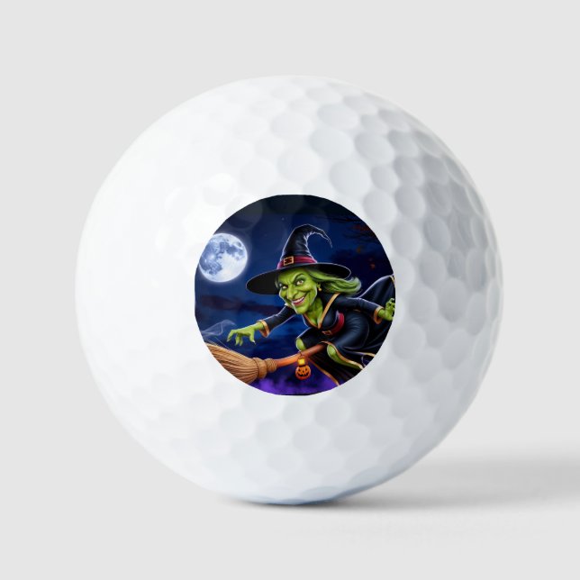 Halloween/Witch Golf Ball  (Front)