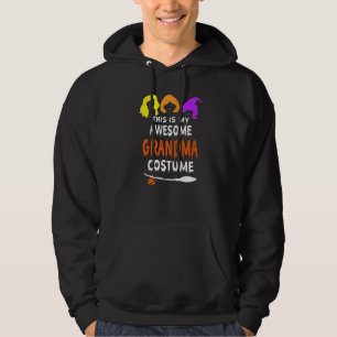 Halloween Witch Grandma This Is My Awesome Grandma Hoodie