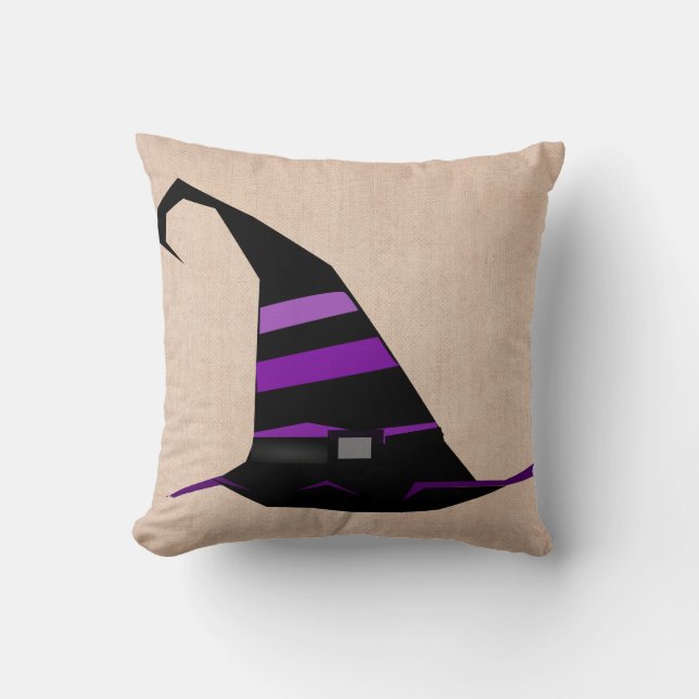Halloween Witch Hat Cushion (Front)