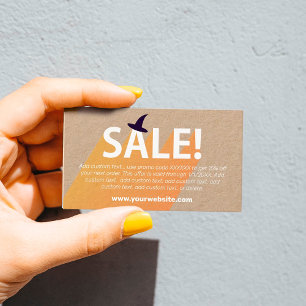 Halloween Witch Hat Sale Business Card
