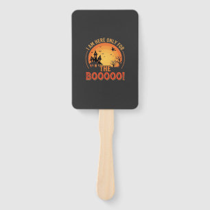 Halloween Witch Haunted House Boo Design_1 Hand Fan