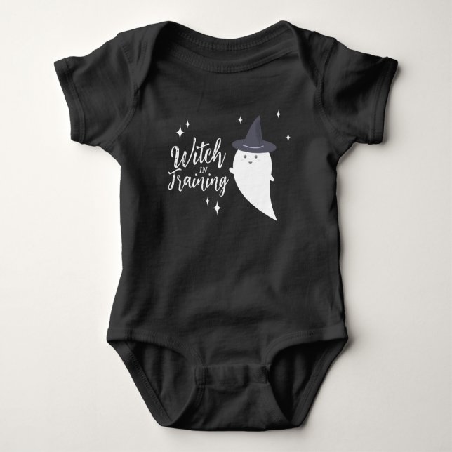 Halloween Witch in Training Bodysuit T-Shirt (Front)